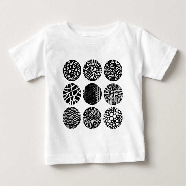 Decorative Kreise Baby T-shirt (Vorderseite)