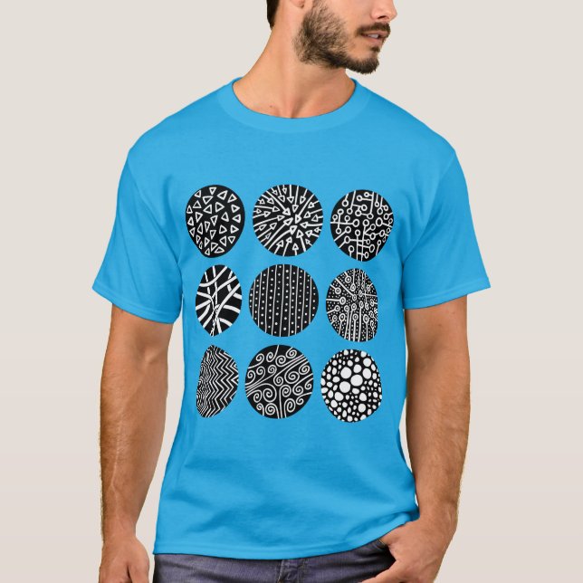 Decorative Kreise T-Shirt (Vorderseite)