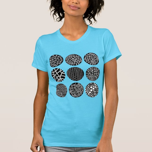 Decorative Kreise T-Shirt (Vorderseite)