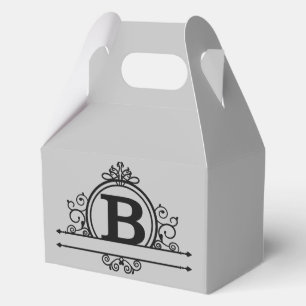Decorative Monogramm B Geschenkschachtel