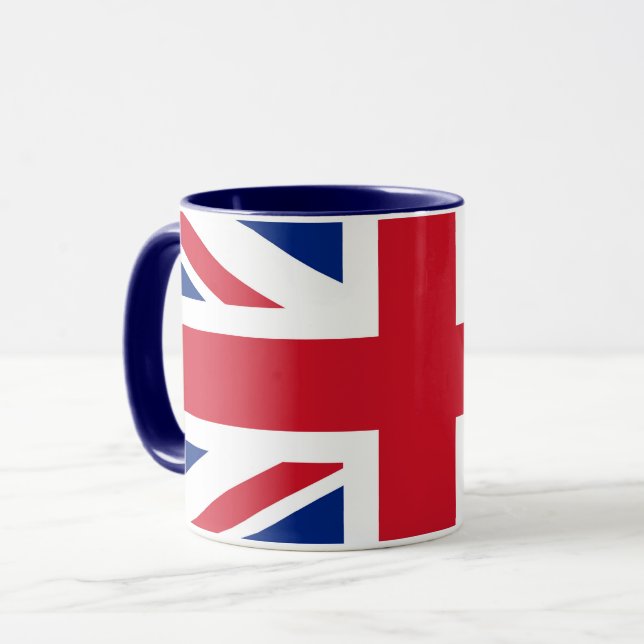 Decorative Mug with the Flag of England Tasse (Vorderseite Links)