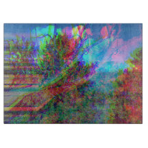 Decorative Mystic Abstract Tree Art Ocean Blue