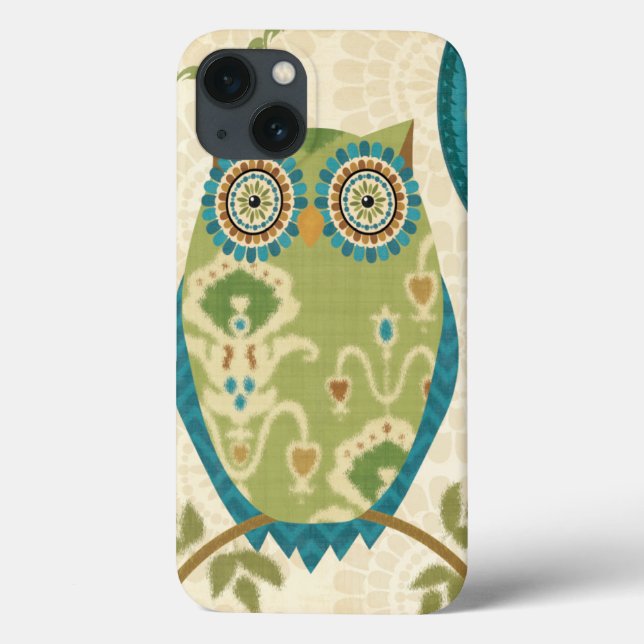 Decorative Owl with Kreisllar Designs Case-Mate iPhone Hülle (Rückseite)