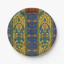 Decorative Persian Intricate Floral Pattern Pappteller