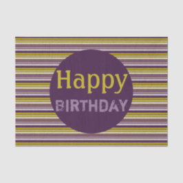 Decorative Pflaume und Gold Seidenpapier