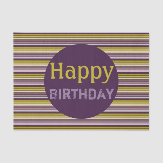 Decorative Pflaume und Gold Seidenpapier (Vorderseite)