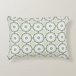 decorative pillow featuring a geometric pattern dekokissen