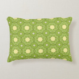 decorative pillow featuring a geometric pattern dekokissen