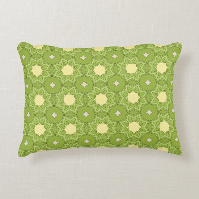 decorative pillow featuring a geometric pattern dekokissen (Vorderseite)