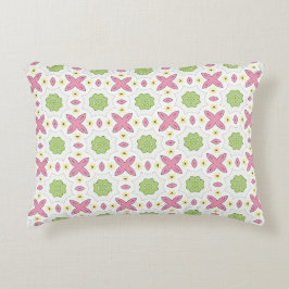 decorative pillow featuring a geometric pattern dekokissen