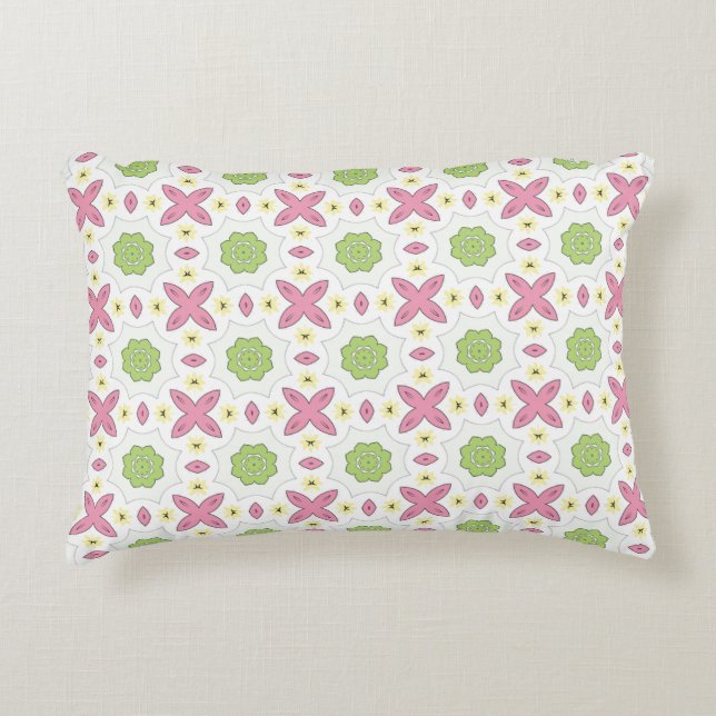decorative pillow featuring a geometric pattern dekokissen (Vorderseite)