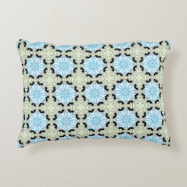 decorative pillow featuring a geometric pattern dekokissen