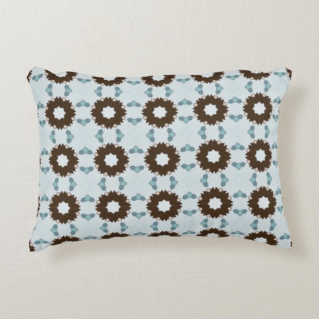 decorative pillow featuring a geometric pattern dekokissen (Vorderseite)