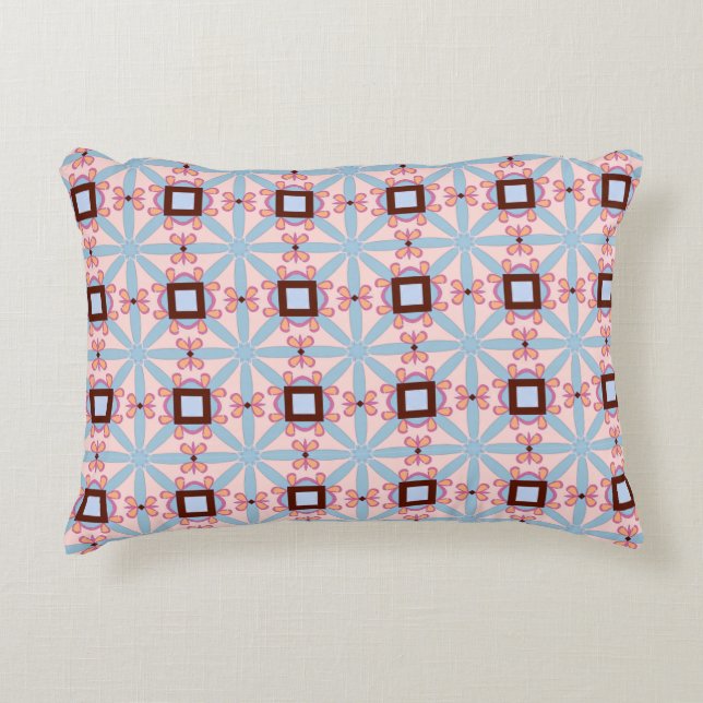 decorative pillow featuring a geometric pattern dekokissen (Vorderseite)
