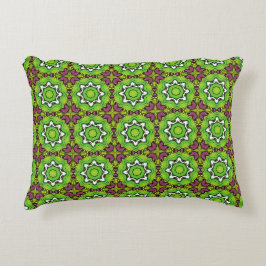 decorative pillow featuring a geometric pattern dekokissen
