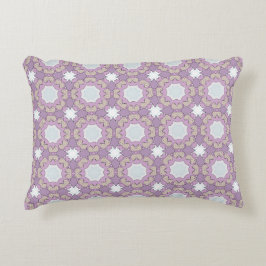 decorative pillow featuring a geometric pattern dekokissen