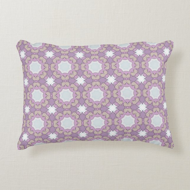 decorative pillow featuring a geometric pattern dekokissen (Vorderseite)