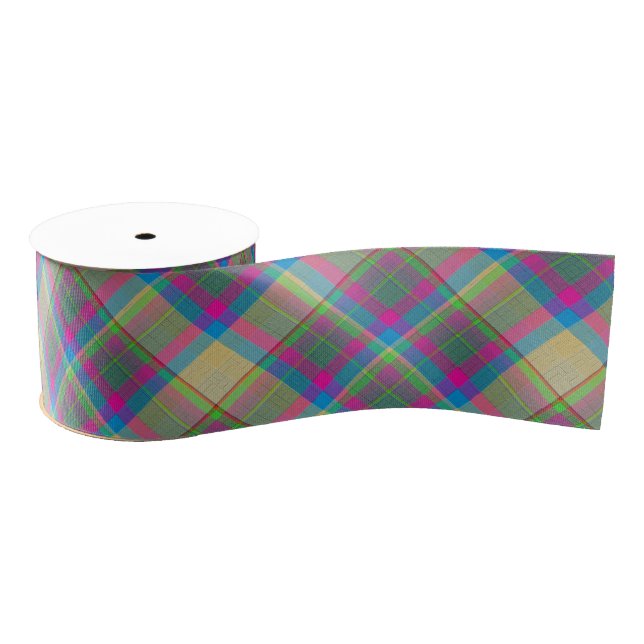  Decorative Plaid Ripsband (Spule)