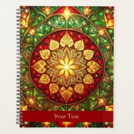 Decorative Red Green Holiday Planer