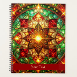 Decorative Red Green Holiday Planer
