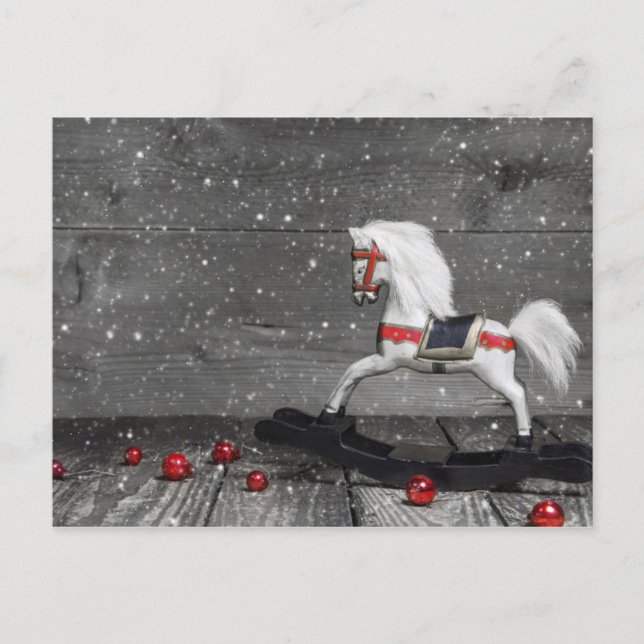 Decorative Rocking Horse Postkarte (Vorderseite)