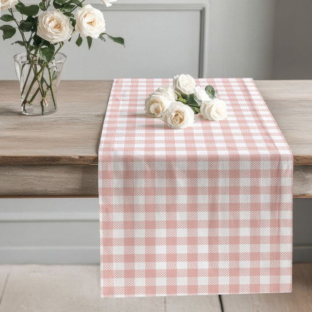 Decorative Rose Gold Karierte Tischläufer Küche ( Decorative Rose Gold Plaid Table Runner Kitchen)