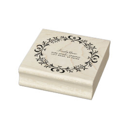 Decorative Rücksendeadresse Gummi Briefmarke Gummistempel