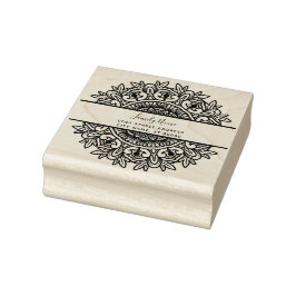 Decorative Rücksendeadresse Gummi Briefmarke Gummistempel