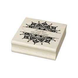 Decorative Rücksendeadresse Gummi Briefmarke Gummistempel