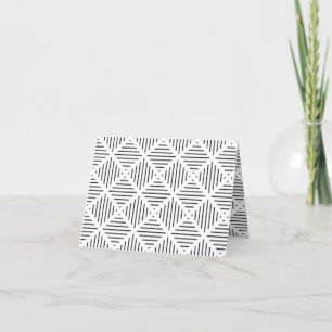 Decorative, Seashell Folded Thank You Card Dankeskarte