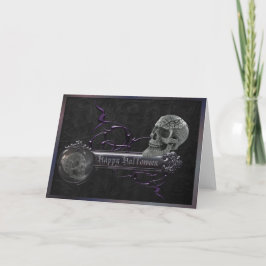 Decorative Skulls Halloween Karte
