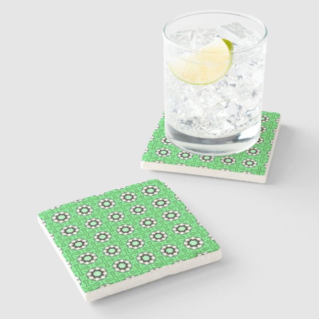 decorative symmetrical geometric pattern coaster  steinuntersetzer (Von Creator hochgeladen)