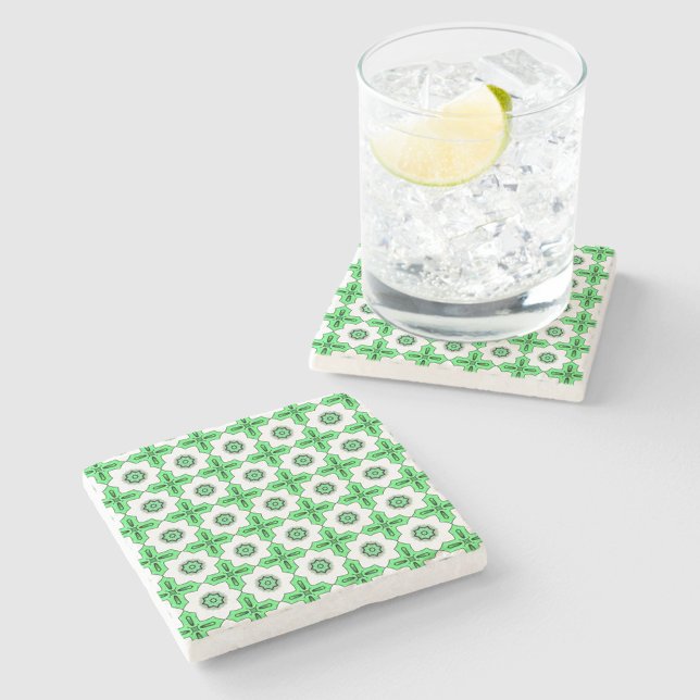 decorative symmetrical geometric pattern coaster  steinuntersetzer (Von Creator hochgeladen)