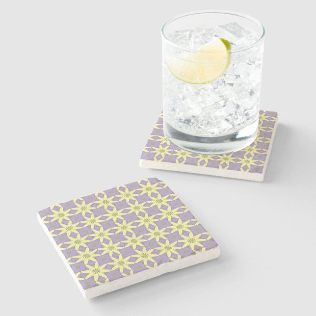 decorative symmetrical geometric pattern coaster  steinuntersetzer (Von Creator hochgeladen)