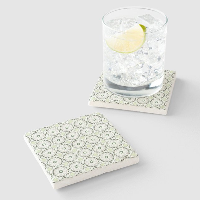 decorative symmetrical geometric pattern coaster  steinuntersetzer (Von Creator hochgeladen)