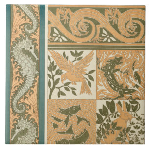 Decorative Tile an den französischen Grenzen Fliese