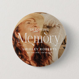 Decorative Typography Photo Sympathy Button