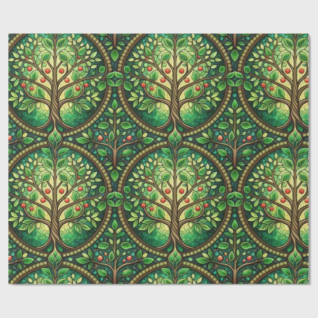 Decorative wrapping paper with a repeating  geschenkpapier (Flach)