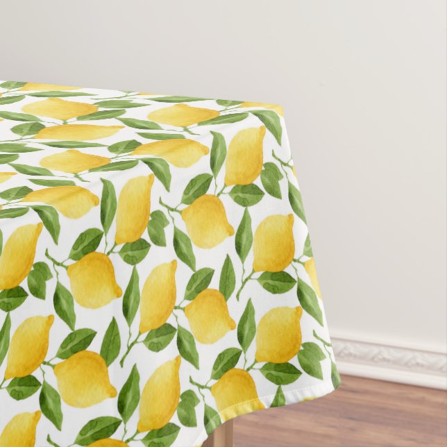 Decorative Zitronen Baumwolle Tischdecke (Beispiel)