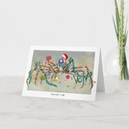 Decorator Crab Weihnachtskarte Feiertagskarte