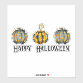 Decorierte Kürbis Halloween Custom Vinyl Aufkleber