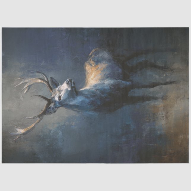 Decoupage 11 Point Deer Whispers of Wild Seidenpapier (Vorderseite)