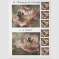 Découpage 11x14 Design für Leinwand Hummel