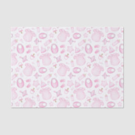 Decoupage Baby Girl Dusche Rosa Seidenpapier
