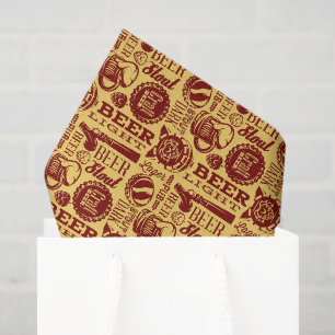 Decoupage Beer Birthday Party Seidenpapier