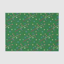 Decoupage Billiards Geburtstagsparty Pool Cue Seidenpapier