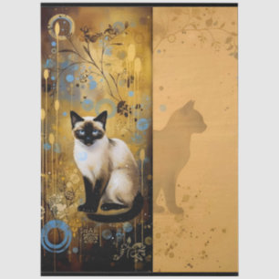 Decoupage Celestial Kitten Seidenpapier