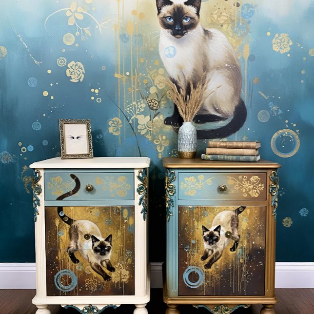 Decoupage Celestial Kitten Seidenpapier (Von Creator hochgeladen)