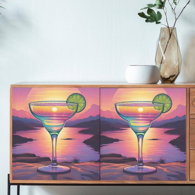 Decoupage Colorful Sunset Margarita Seidenpapier (Von Creator hochgeladen)