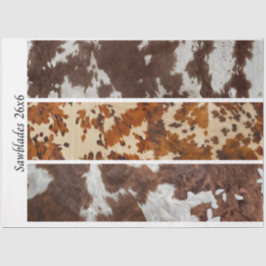 Decoupage Cowhide Rustic Handsaw Panel Designs  Seidenpapier